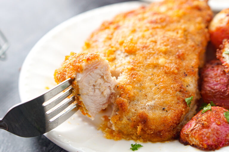 Keto Breaded Pork Chops in the Air Fryer Recipe easy low carb dinner