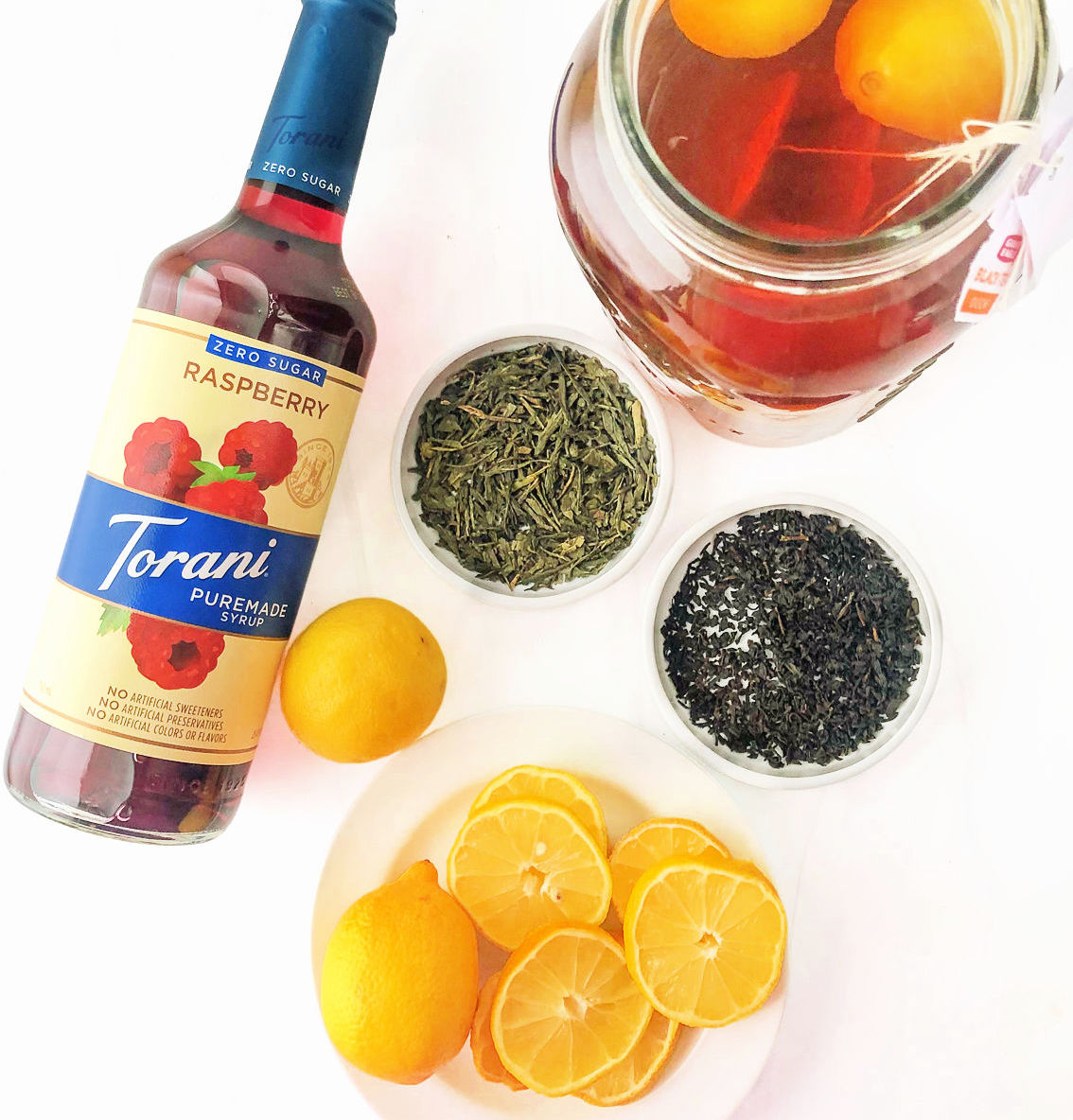 Raspberry Keto Iced Tea east homemade sugar free flavored iced tea!