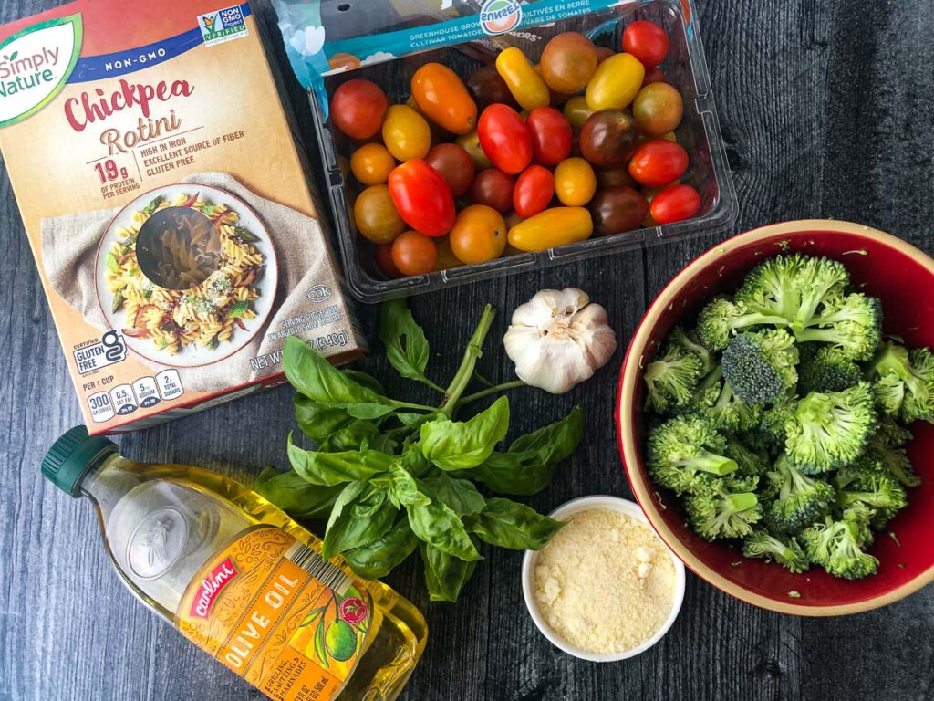 Pesto Broccoli Pasta Salad Recipe using gluten free, high protein pasta!