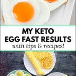 fried eggs and other egg recipes with text