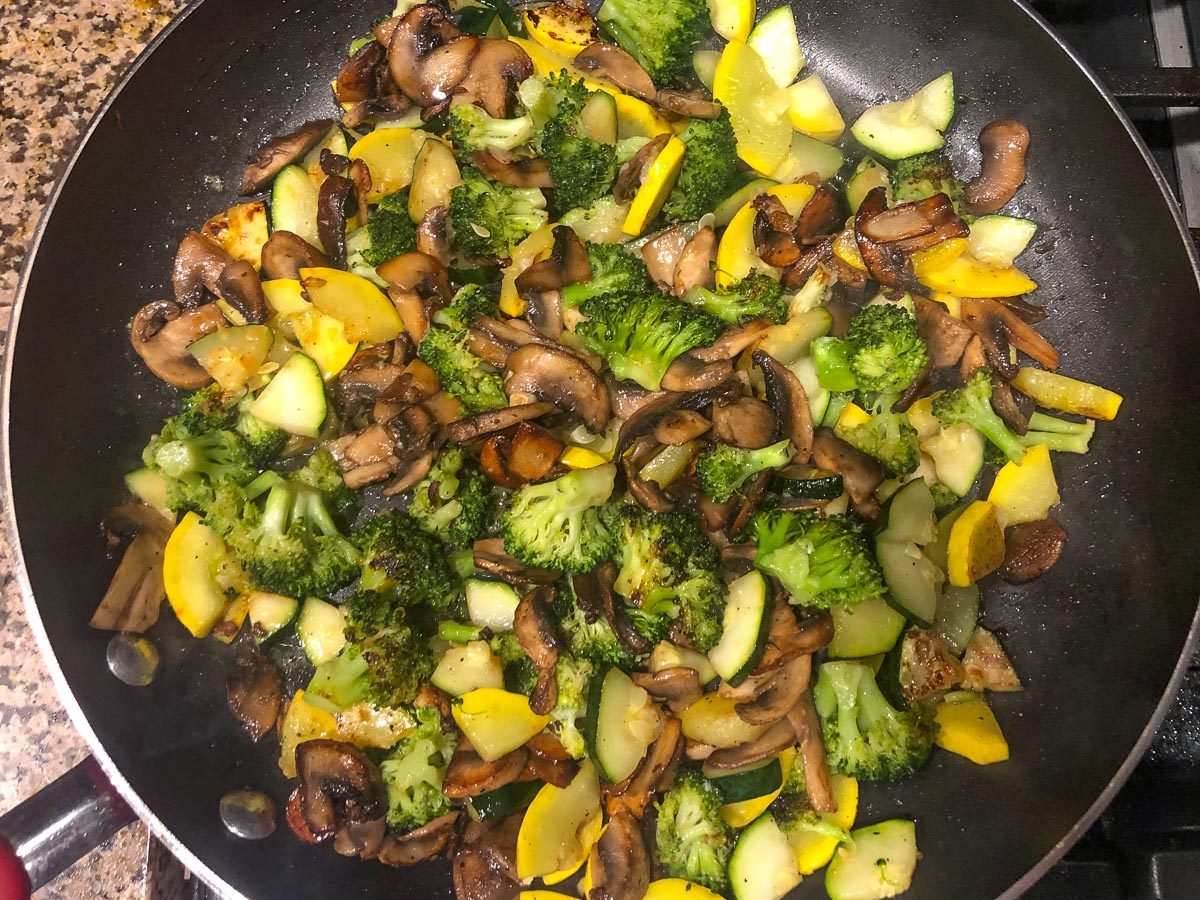 sautéed garlic veggies