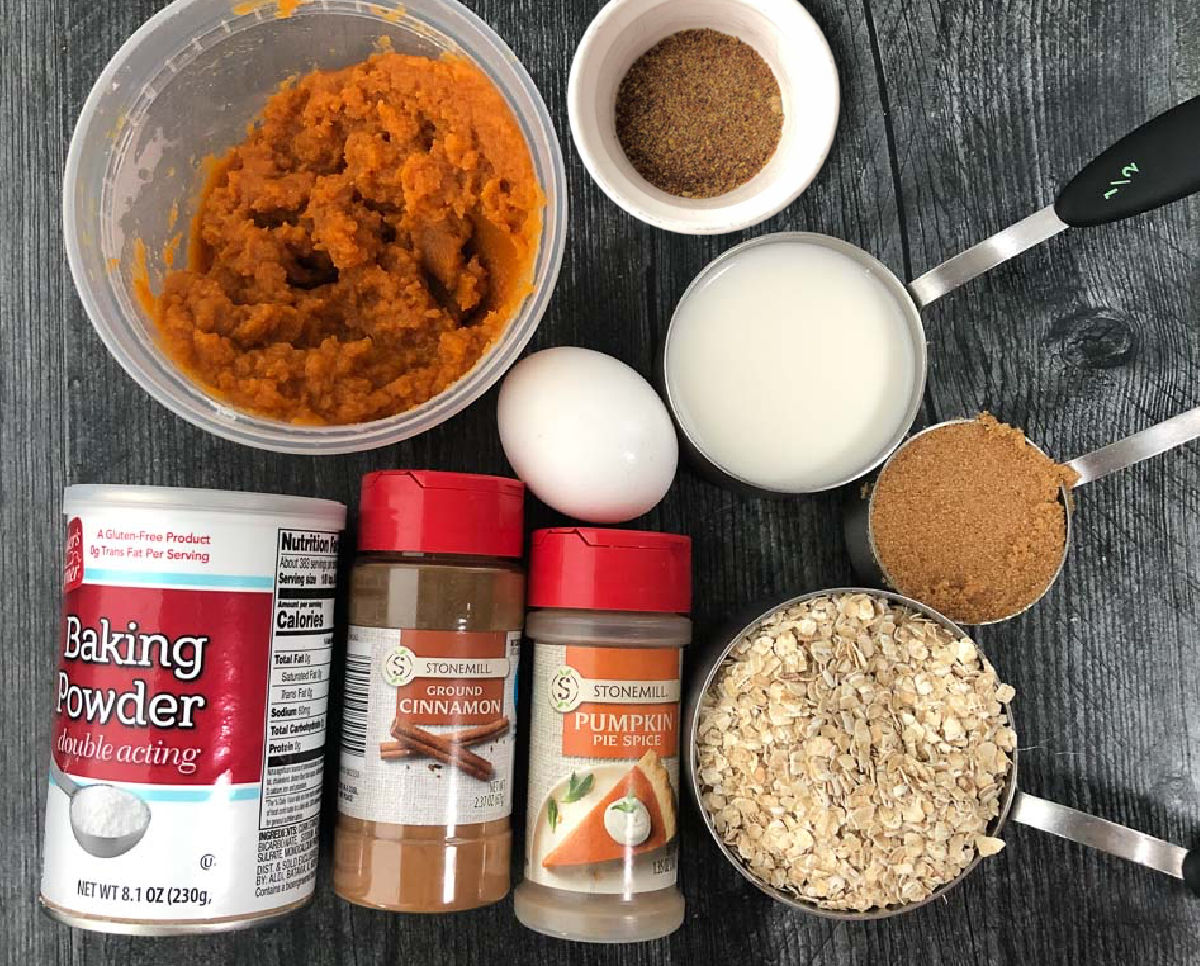 baked oatmeal ingredients