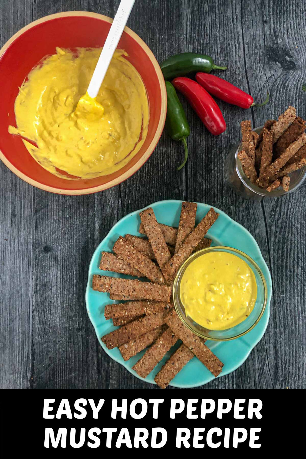 Easy Keto Hot Pepper Mustard Recipe 10 minute low carb dip or spread!