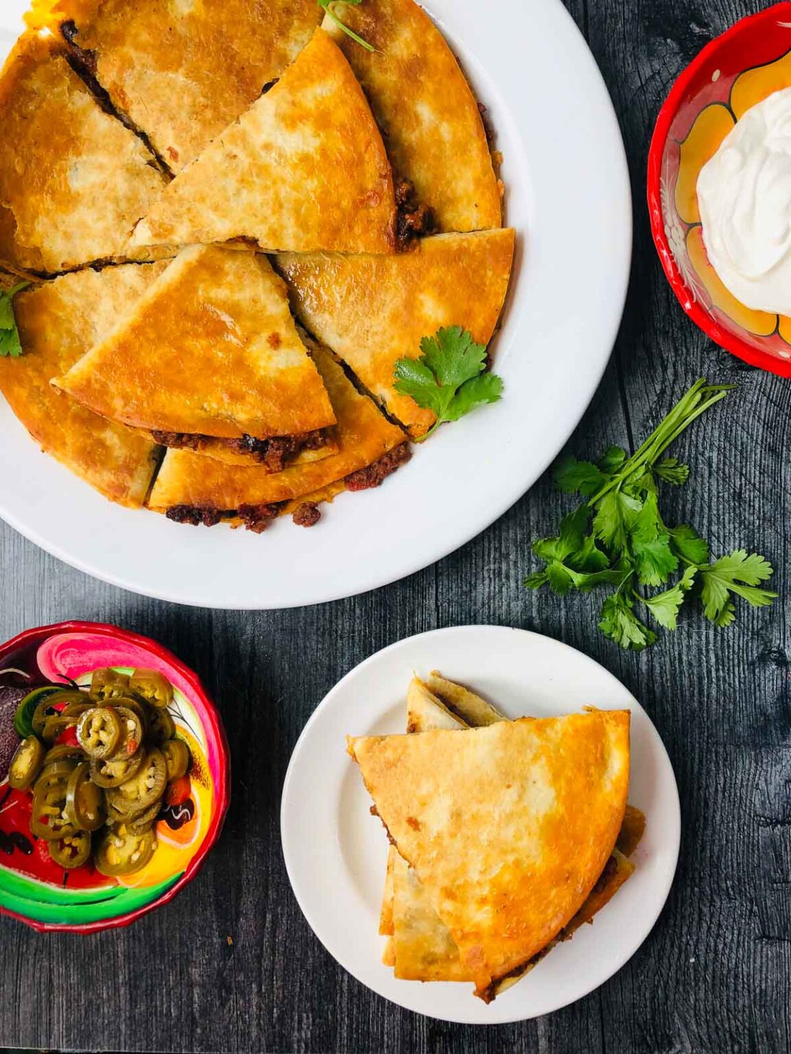 Chili Quesadillas Baked in the Oven easy and tasty weeknight dinner!