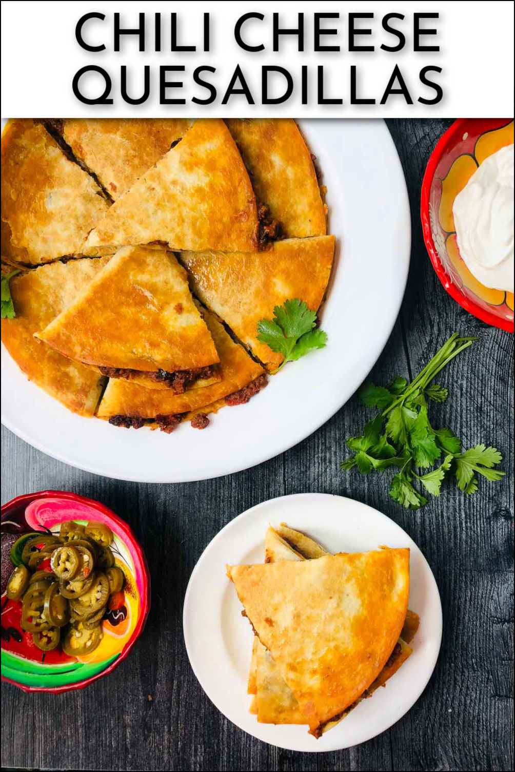 Chili Quesadillas Baked in the Oven easy and tasty weeknight dinner!