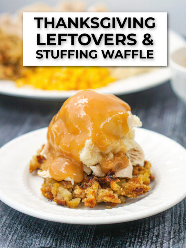 Easy Thanksgiving Leftover Waffles