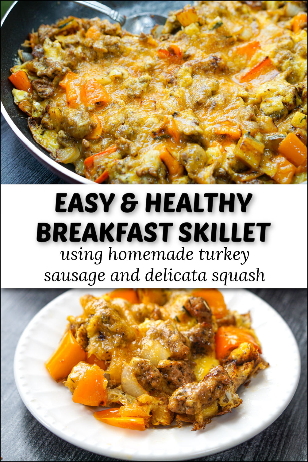 Keto Breakfast Skillet Casserole easy breakfast comfort food!