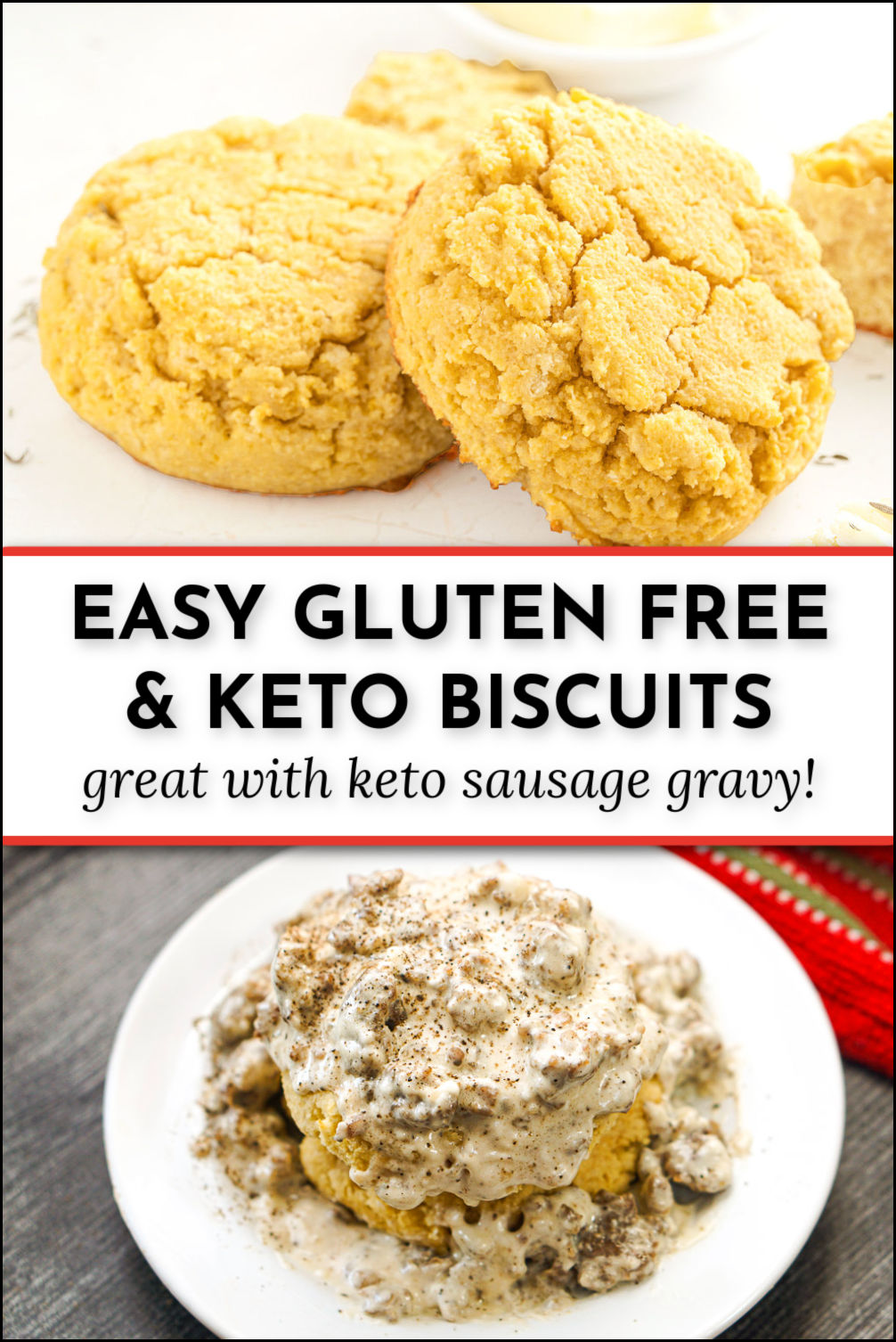 Keto Biscuit Recipe easy gluten free almond flour based biscuits!