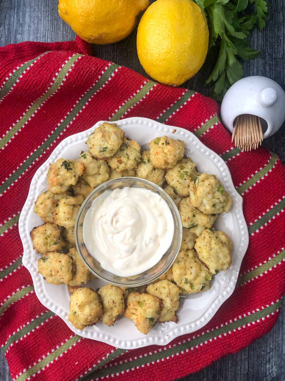 Easy Keto Mini Crab Cakes Recipe 20 minute gluten free appetizer!