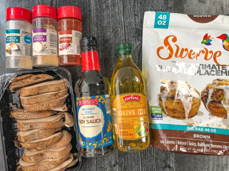 Homemade Mushroom Jerky Recipe in the Air Fryer easy keto snack!