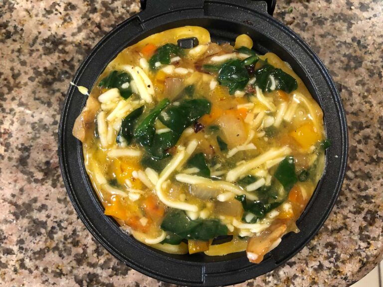 Easy Keto Omelet Waffles Recipe low calorie, gluten free breakfast!