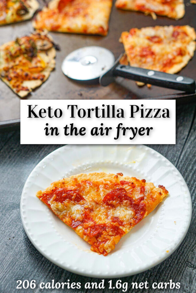 Easy Low Carb Tortilla Pizza in 10 Minutes - low calorie too!