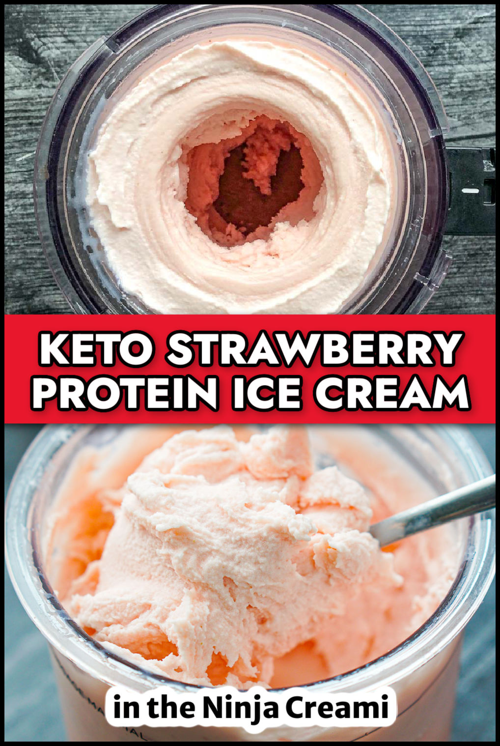 NINJA CREAMI SUGAR FREE STRAWBERRY ICE CREAM RECIPE visual data 3
