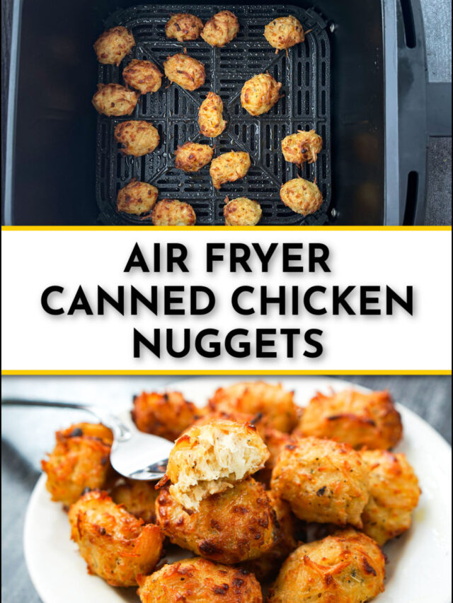 Keto Canned Chicken Nuggets in the Air Fryer
