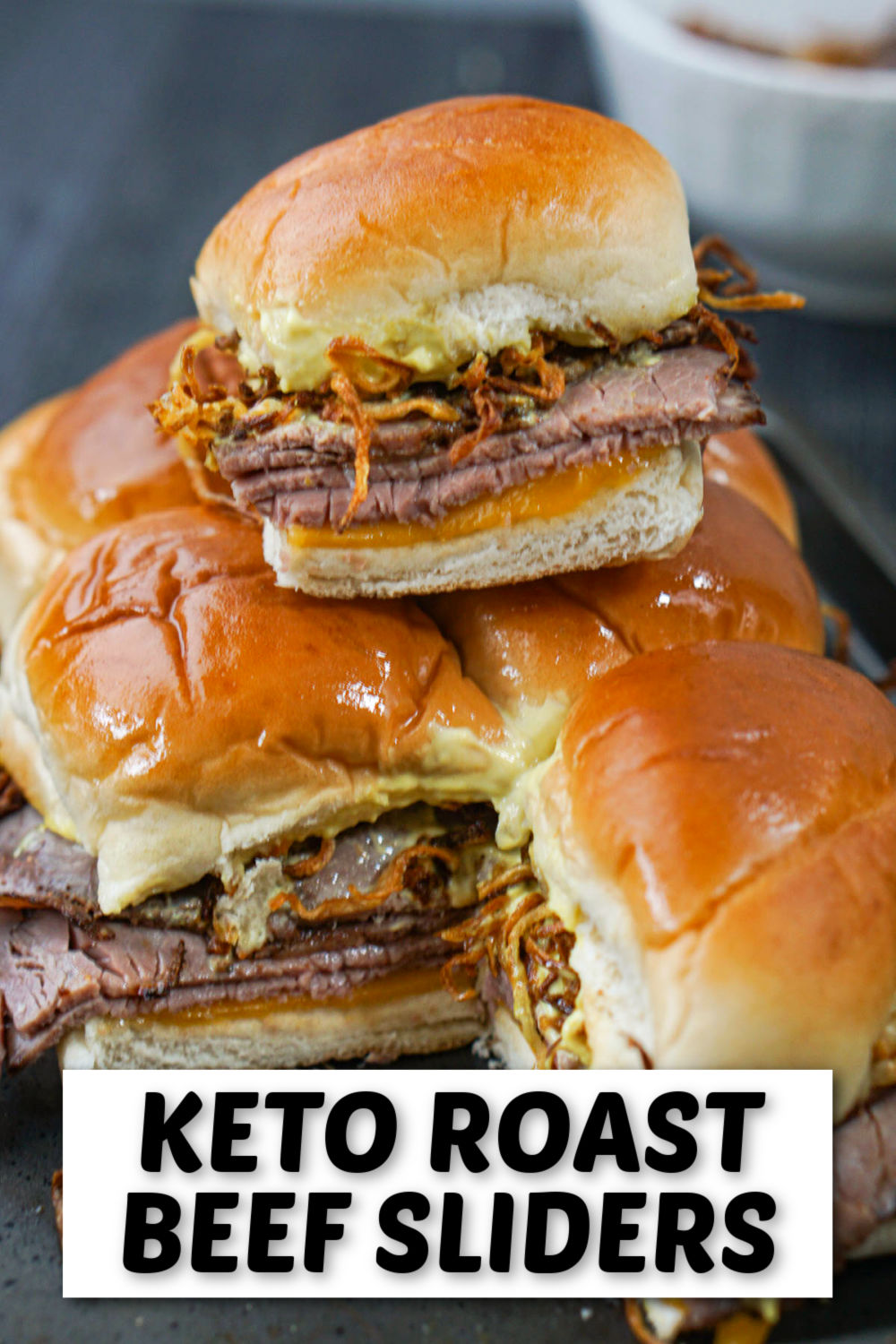 Keto Roast Beef Sliders for an easy low carb snack or party food!