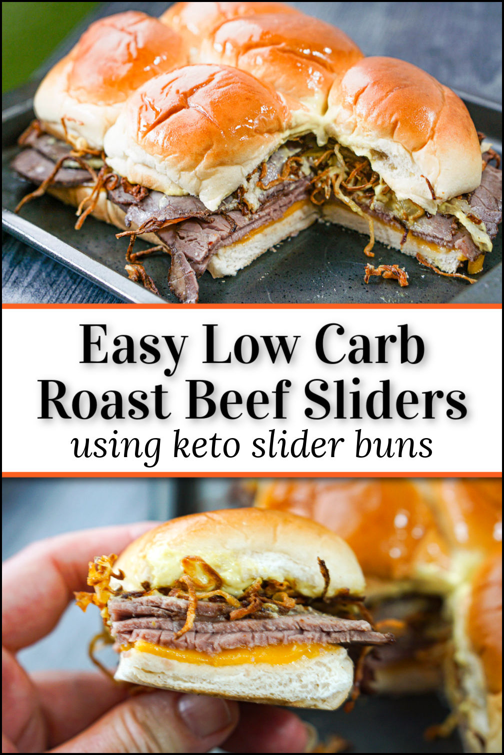 Keto Roast Beef Sliders for an easy low carb snack or party food!