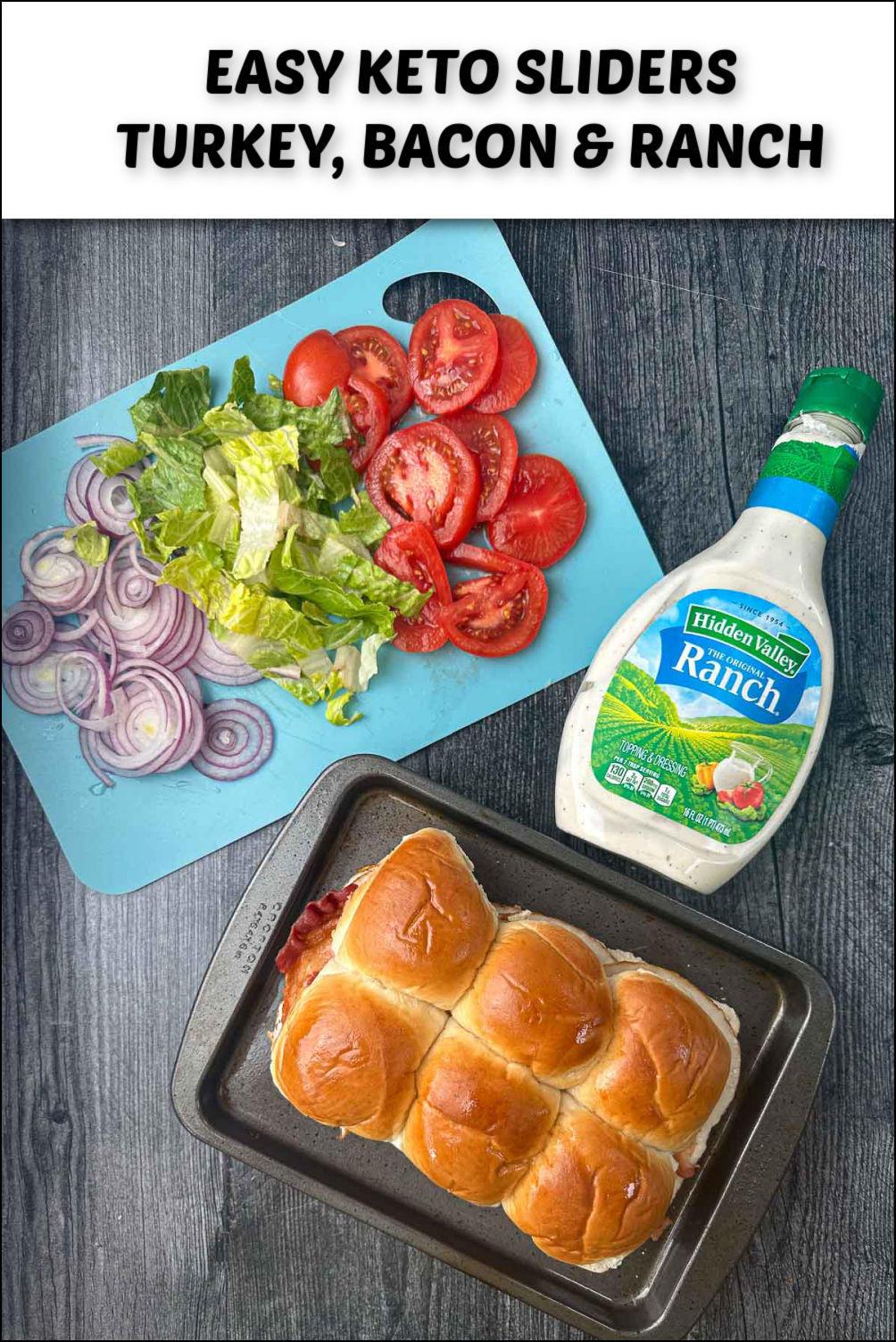 Keto Turkey Bacon Ranch Sliders Recipe easy low carb snack!