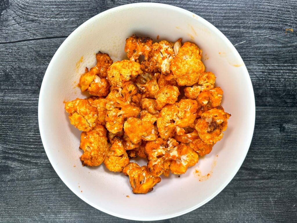 Keto Buffalo Cauliflower (Air Fryer) easy snack or appetizer!