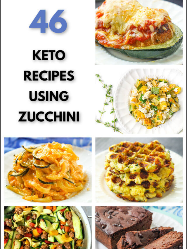 46 Keto Recipes using Zucchini & Squash