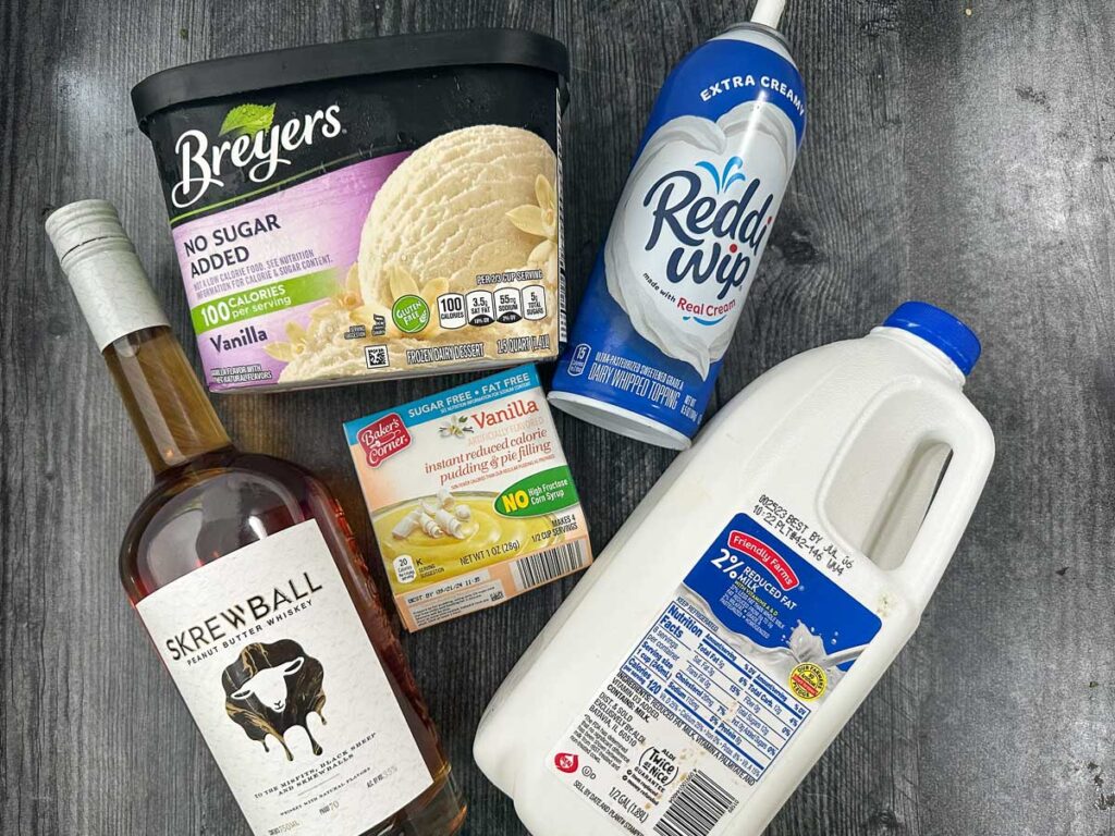 Skrewball Peanut Butter Whiskey Milkshake tasty dessert drink