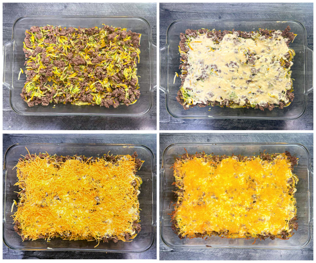 Keto Zucchini Hamburger Casserole Recipe low carb comfort food