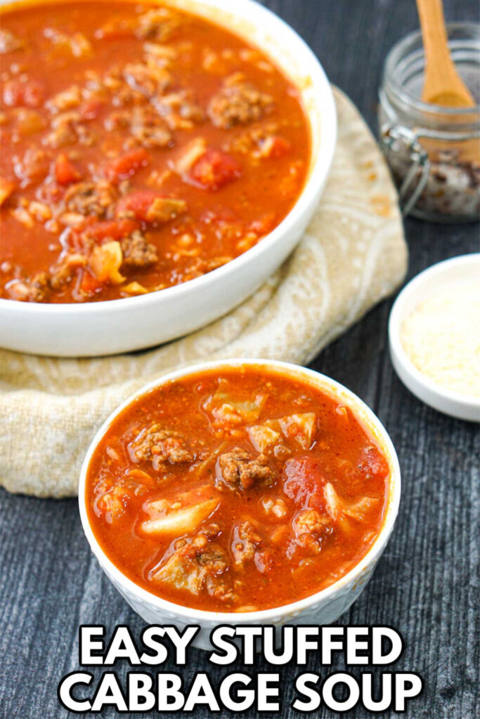 Easy Stuffed Cabbage Soup Recipe | hearty & tasty meal in a bowl!