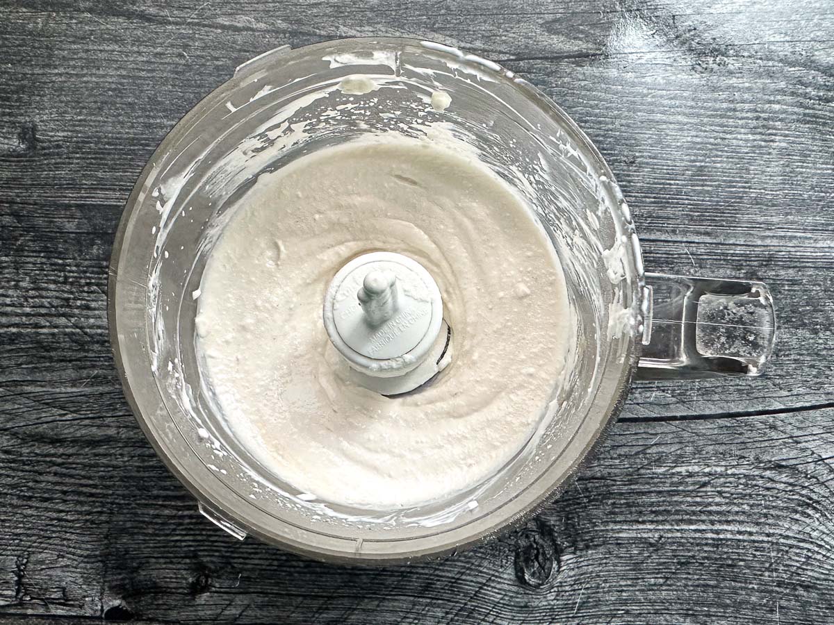 food processor with whipped cottage cheese 
