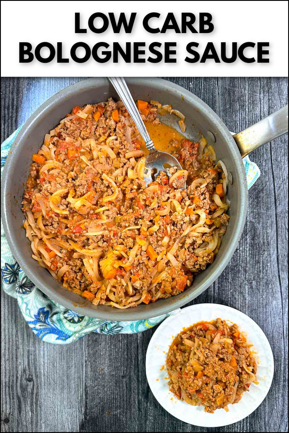 Keto Bolognese Sauce Recipe an easy low carb pasta dinner!