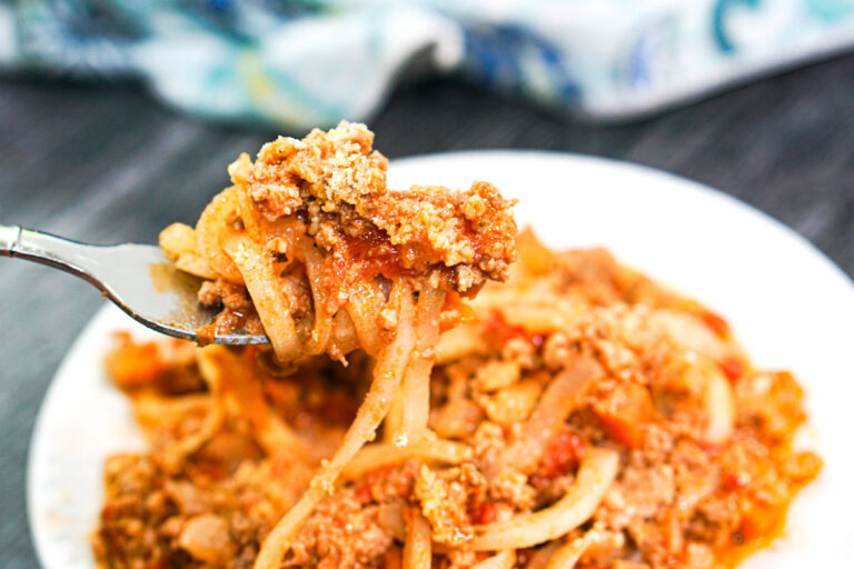 Keto Bolognese Sauce Recipe an easy low carb pasta dinner!