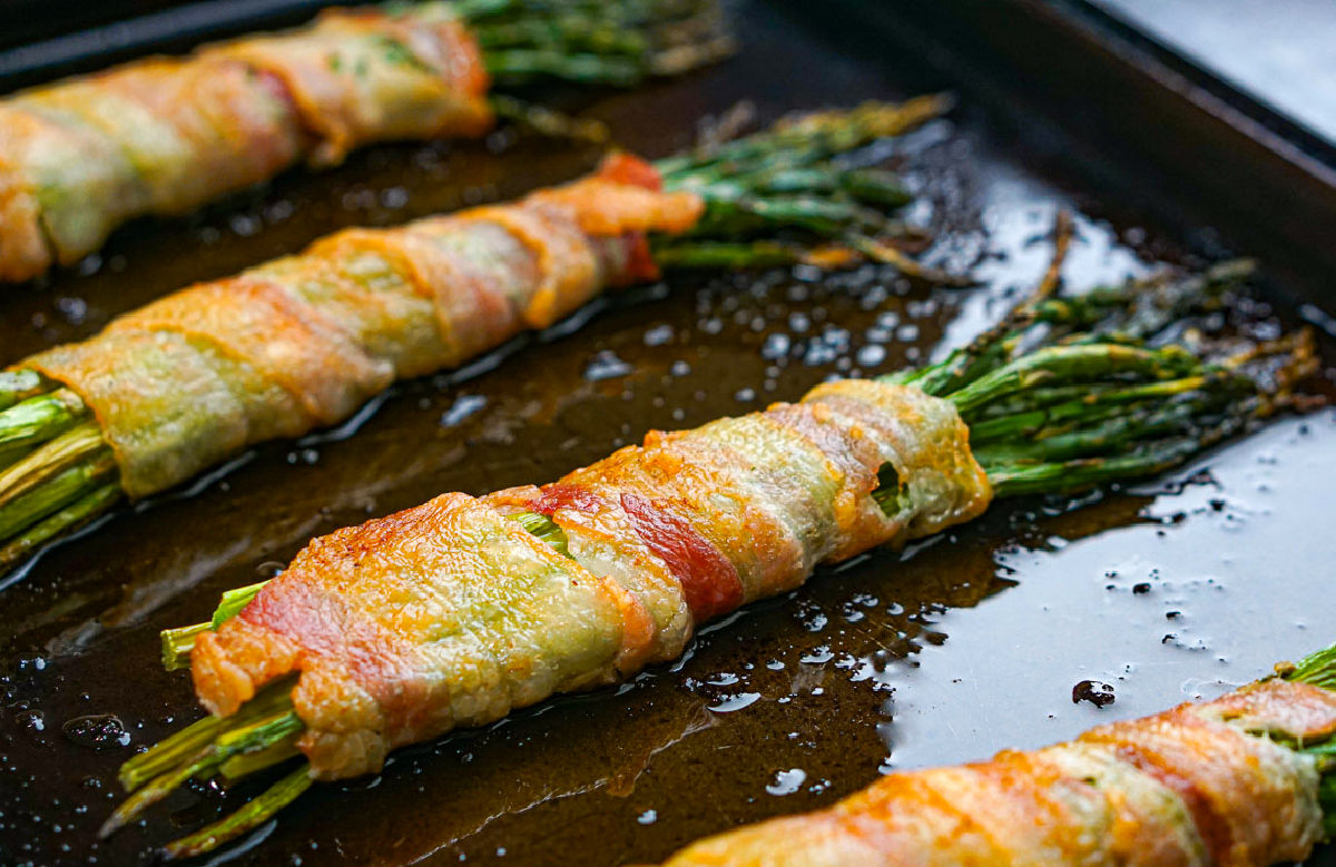 Closeup of the finished recipe.